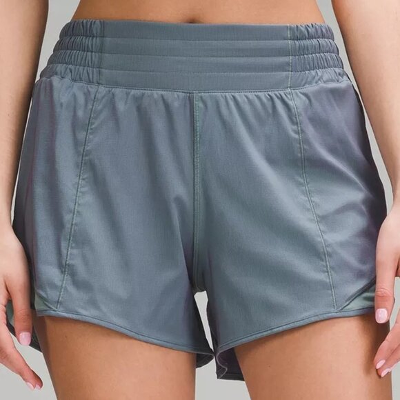 Lululemon Hotty Hot High-Rise Lined Short 4" *Iridescent Sz 8 - Picture 1 of 6